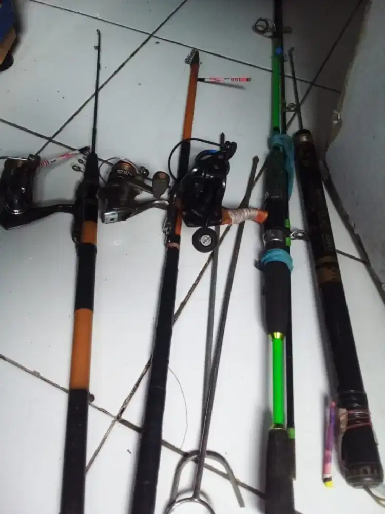 Reel + joran jual borongan