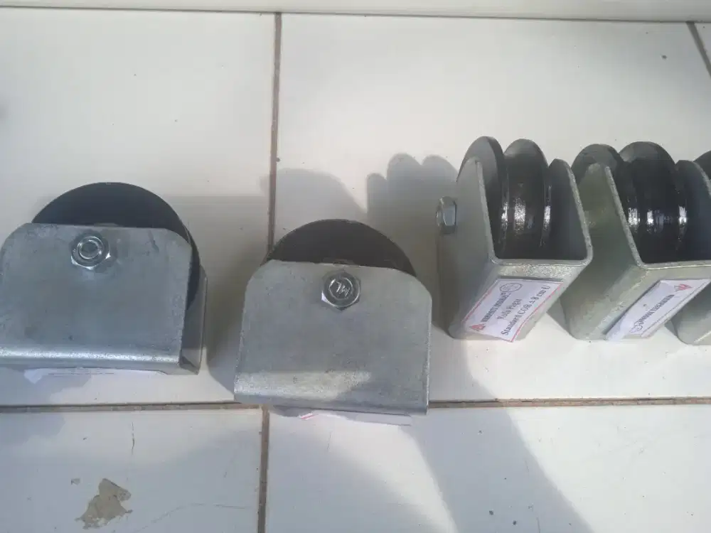 Roda pagar besi 8 bulat