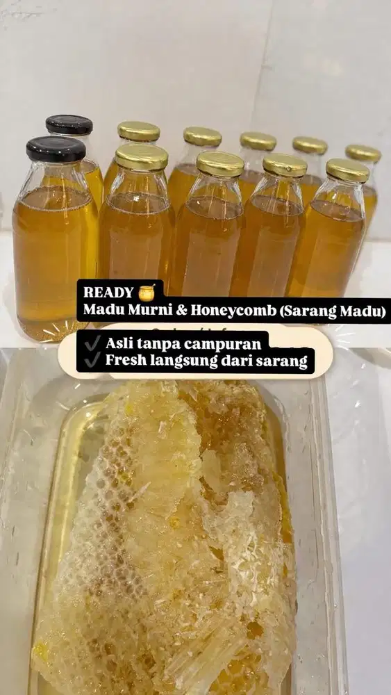 Madu asli tanpa campuran apapun