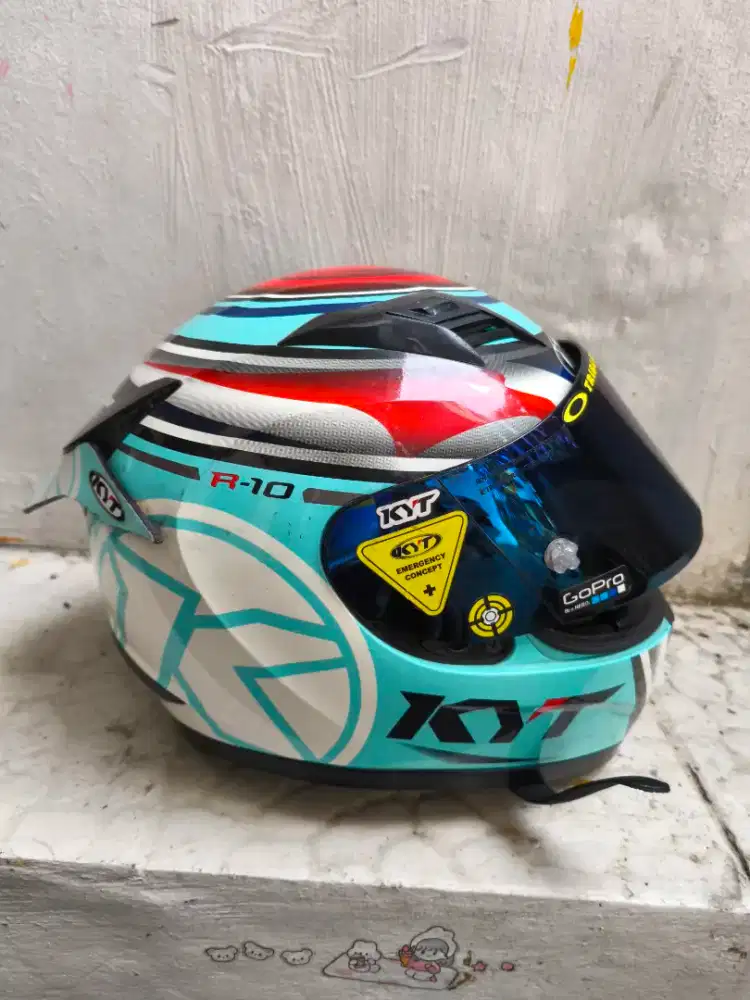 KYT R10 Aquamarine mulus murah
