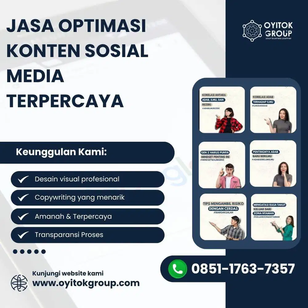 JASA OPTIMASI KONTEN SOSIAL MEDIA TERPERCAYA