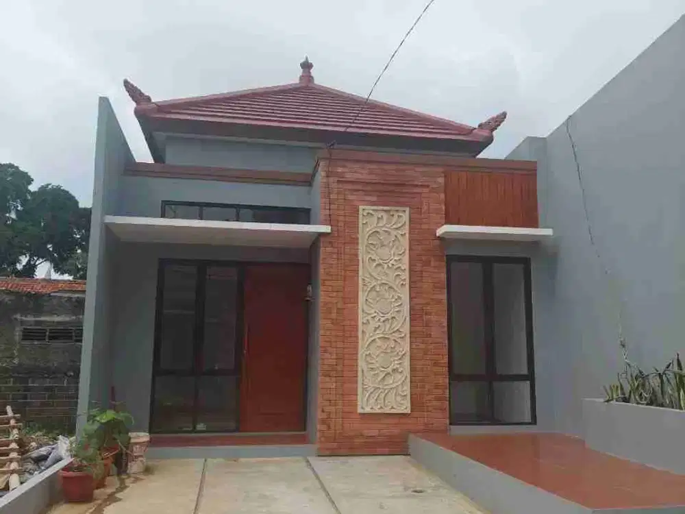 Ready Stok Rumah Nuansa Bali di Cilodong Depok, Dekat ke jalan raya