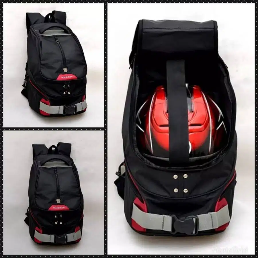 New-Tas Backpack- Tas Ransel Laptop -Tas Helm -Kudeta 14' KDT-1185 Hel