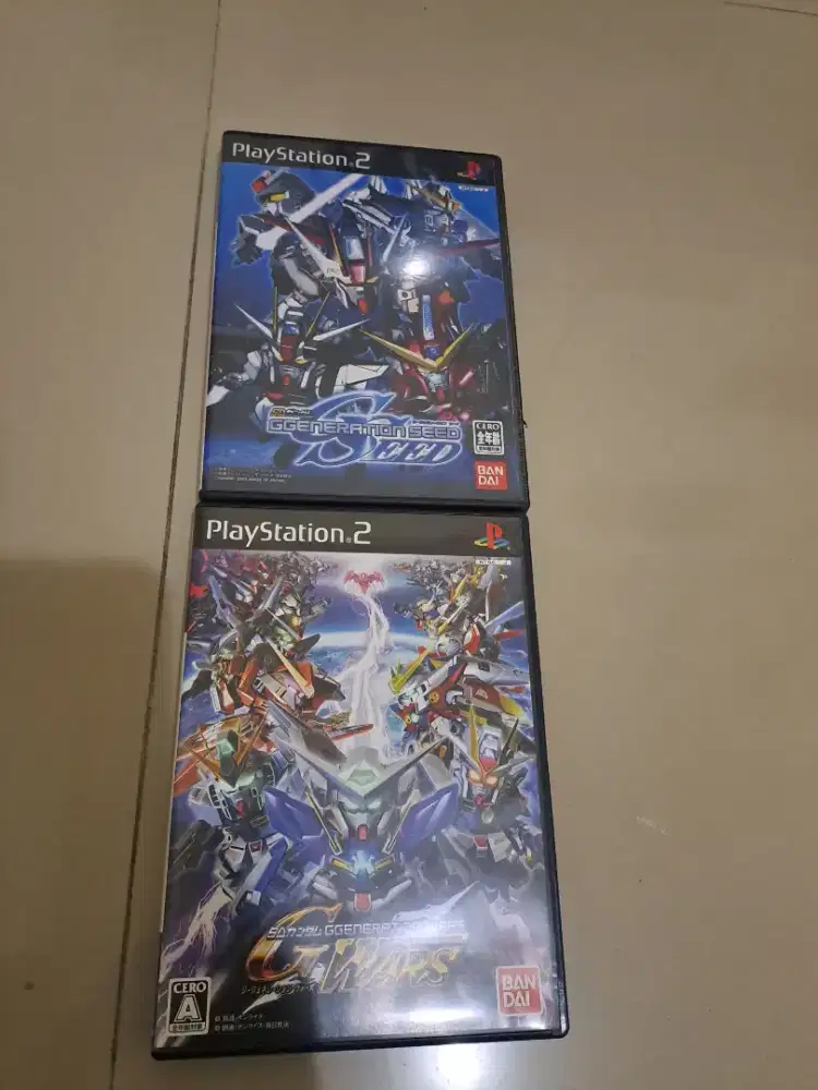 Kaset Ps2 Original SD Gundam G Generation Seed&Wars
