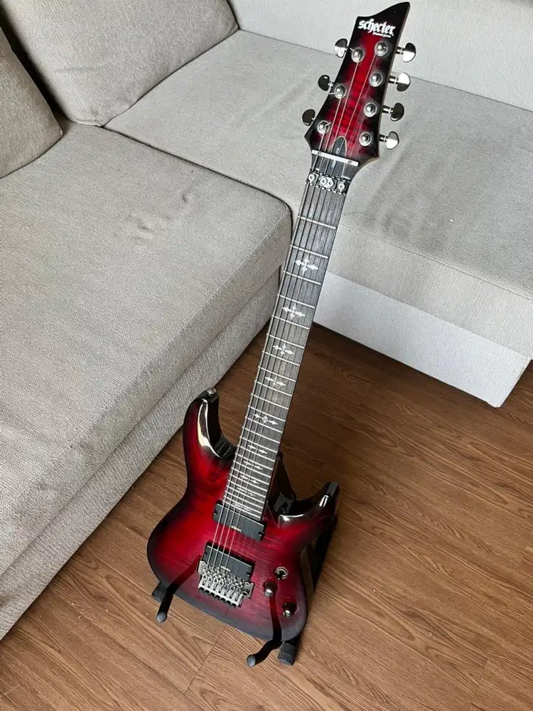 Gitar Schecter Diamond 7 String & Blackstar Amplifier