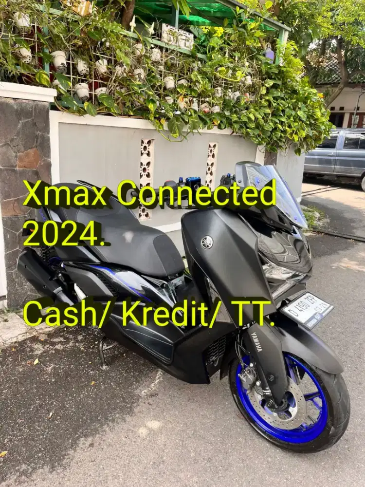 Xmax 250 Connected 2024. Pajak ON. Mulus. Ori. Lengkap. Cash/Kredit/TT
