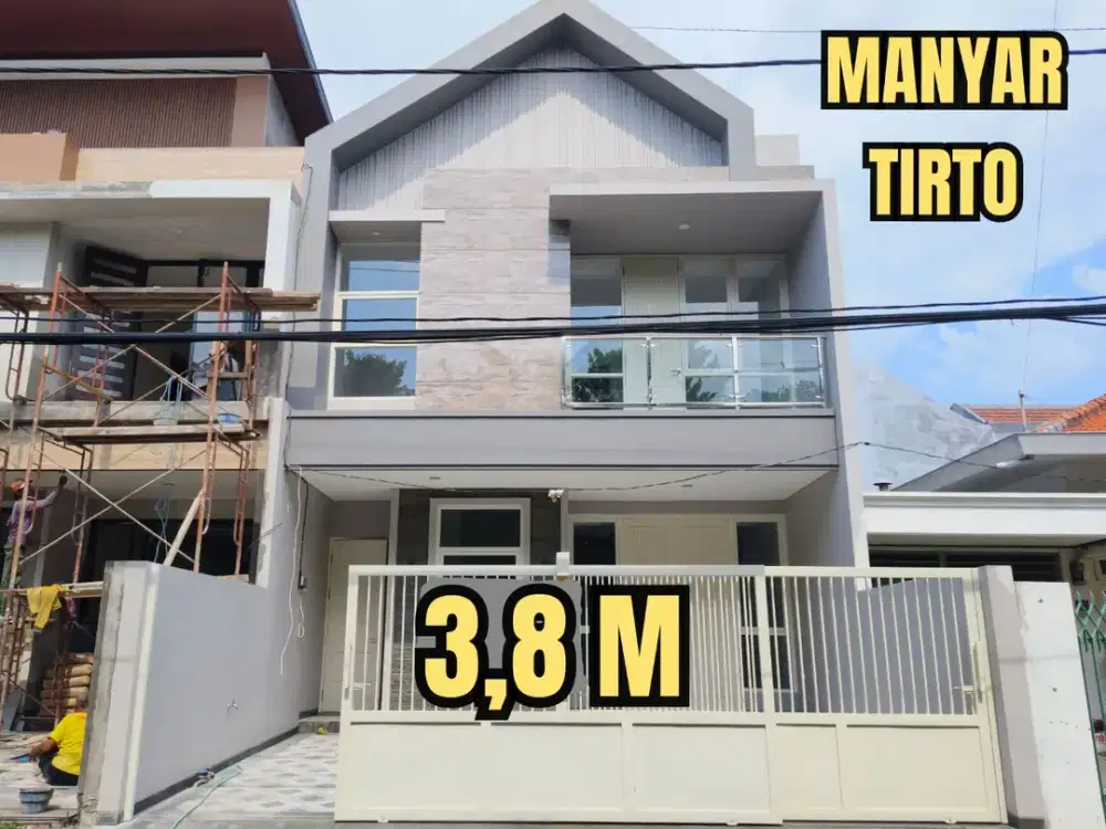 ‼️BARU GRESS NOL JALAN BOULEVARD‼️RUMAH MEWAH MANYAR TIRTO TOMPOTIKA SURABAYA TIMUR. DEKAT SEKOLAH PETRA, MERR, KLAMPIS, KERTAJAYA, ITS, Dsb