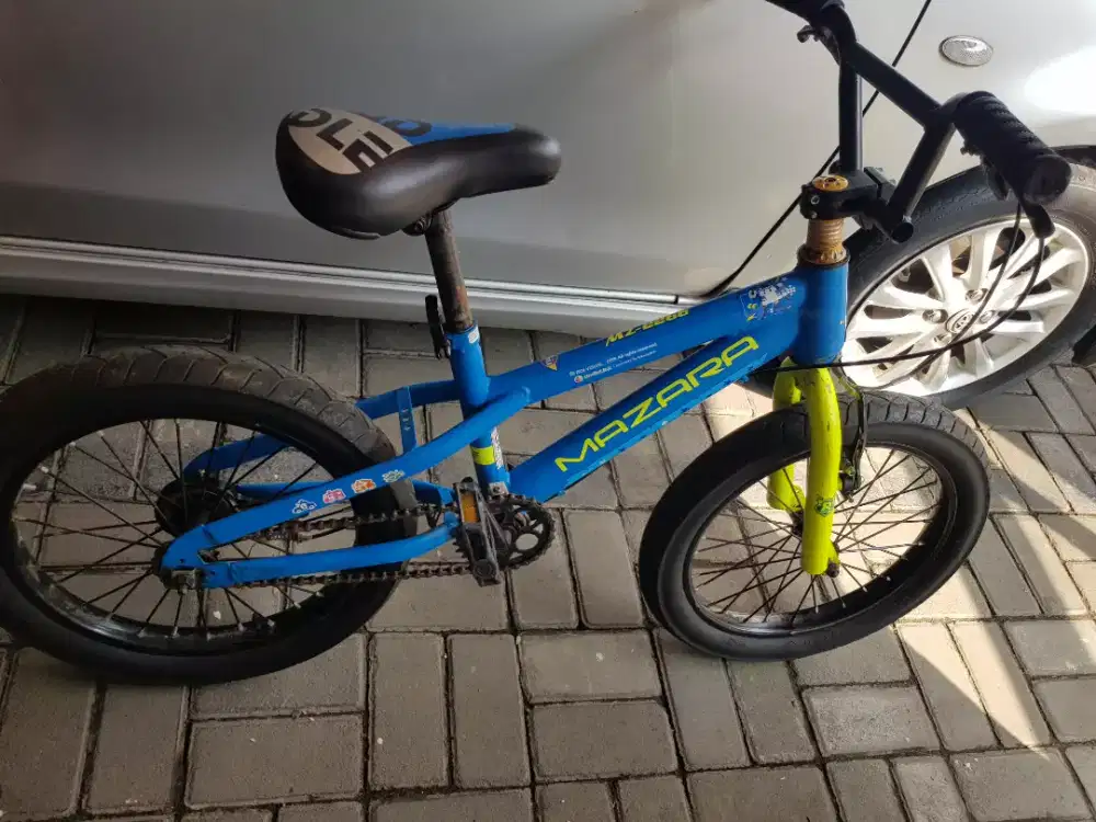Sepeda bmx mazara kondisi siap pakai