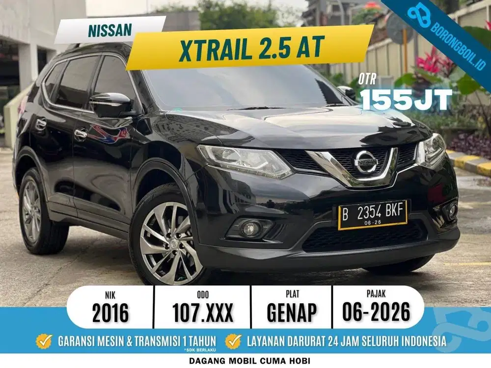 TERMURAH!!XTRAIL 2.5 AT 2016 SIAP PAKAI