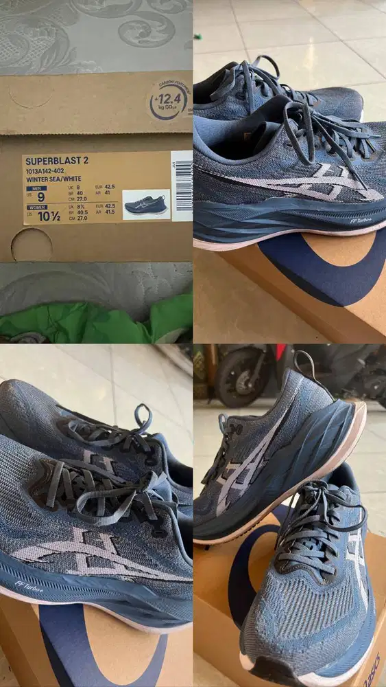 Asics Superblast 2 - Winter Sea/White