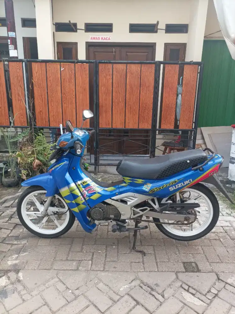 Satria RU Lumba 2 tak Kenny Robert Double Disc