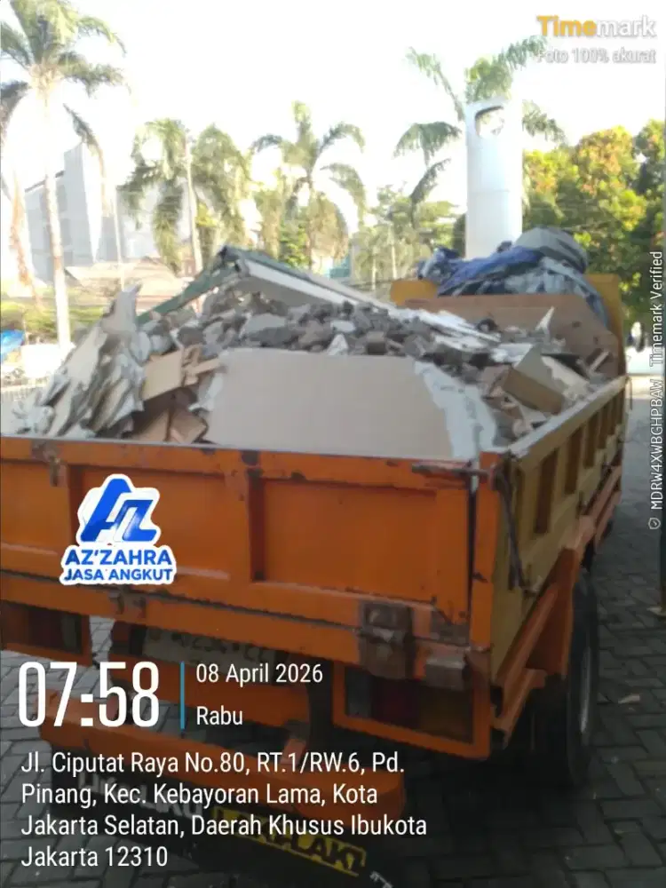 Jasa buang puing dan angkut sampah