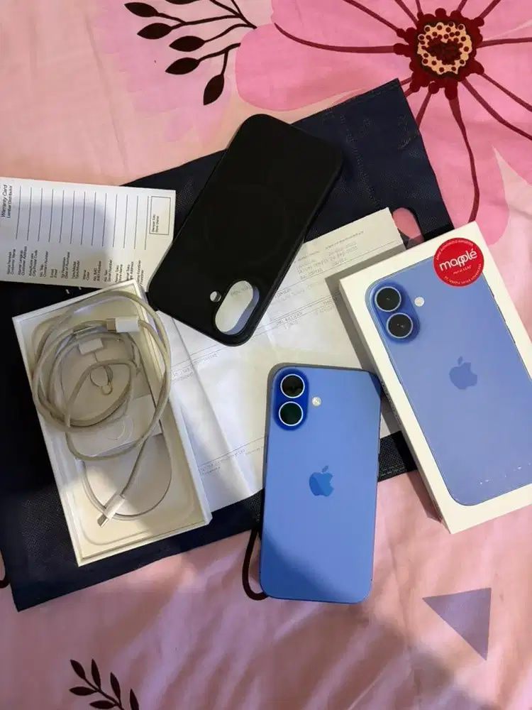 Iphone 16 Blue Garansi Resmi 23 sept 2026