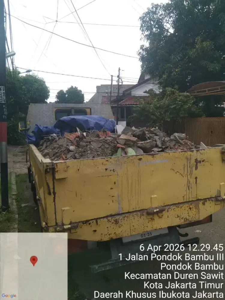 Jasa angkut puing dan pengurugan