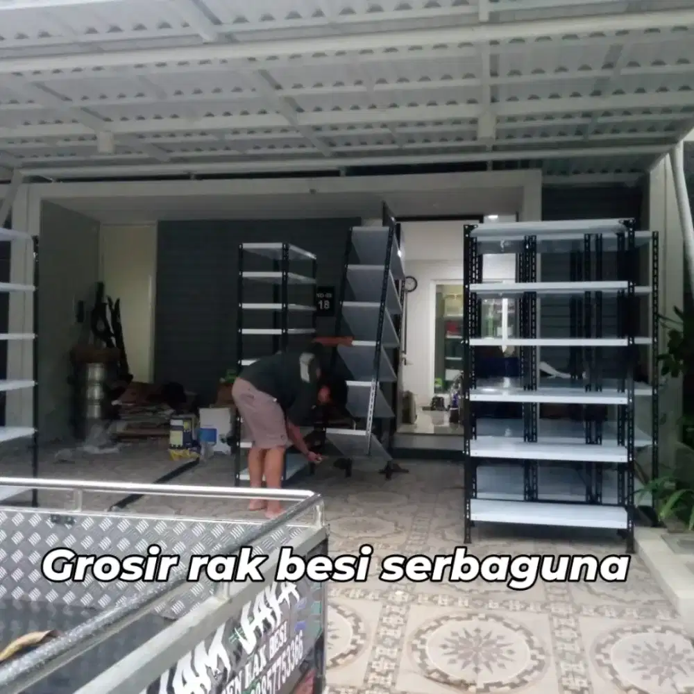 Rak besi rak gudang rak taman