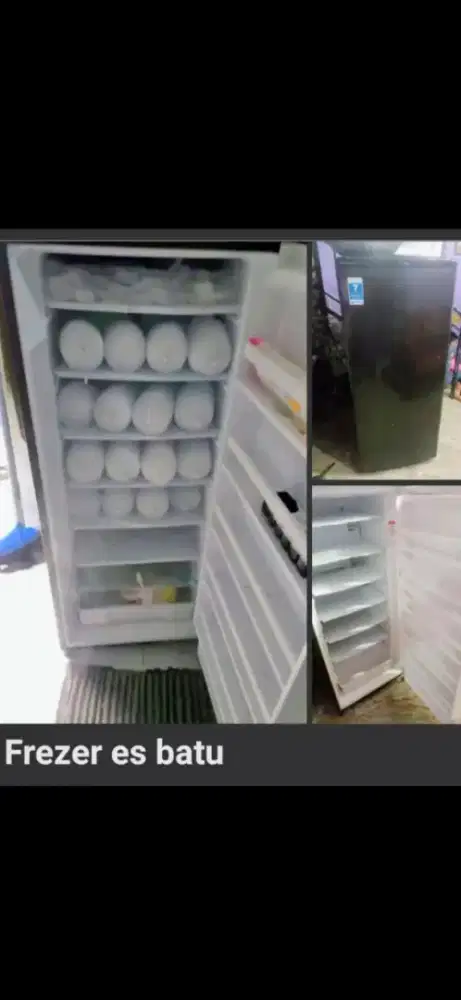 Jual bu freezer kulkas ukuran 6 rak normal no kendala
