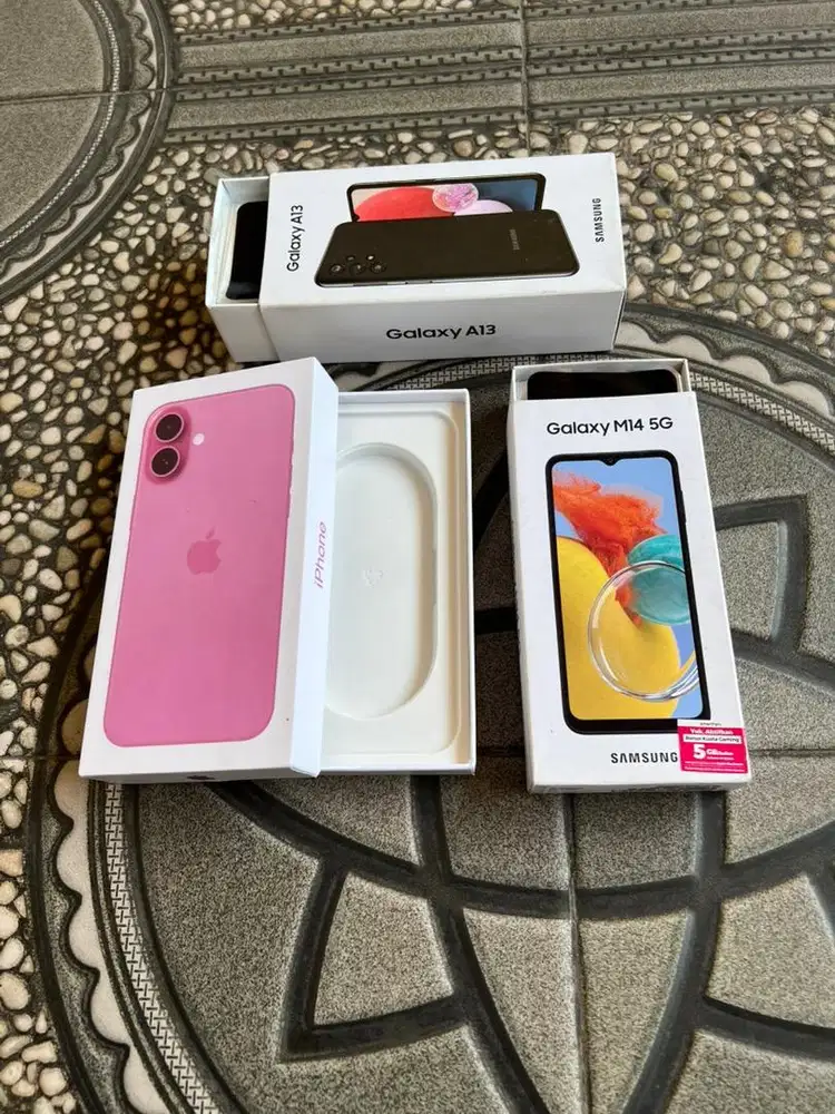 Box Iphone16+,Samsung A13 & M14