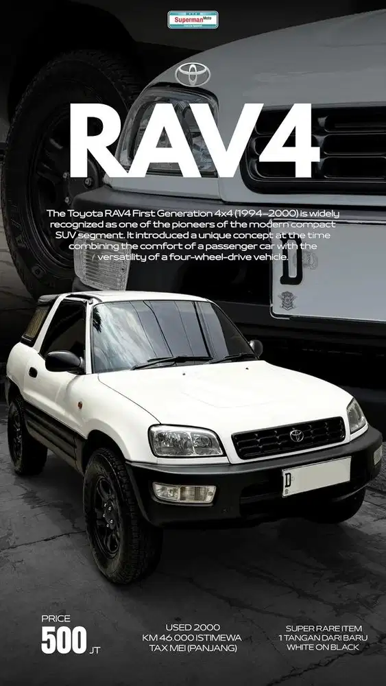 Toyota Rav4 rare item at 2000