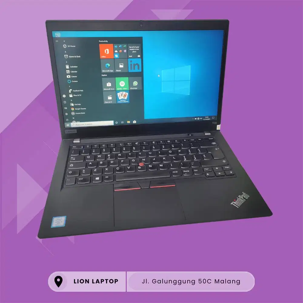 RAM 16GB i5 Gen 8 SSD 256GB Lenovo Thinkpad T490 [08|04]