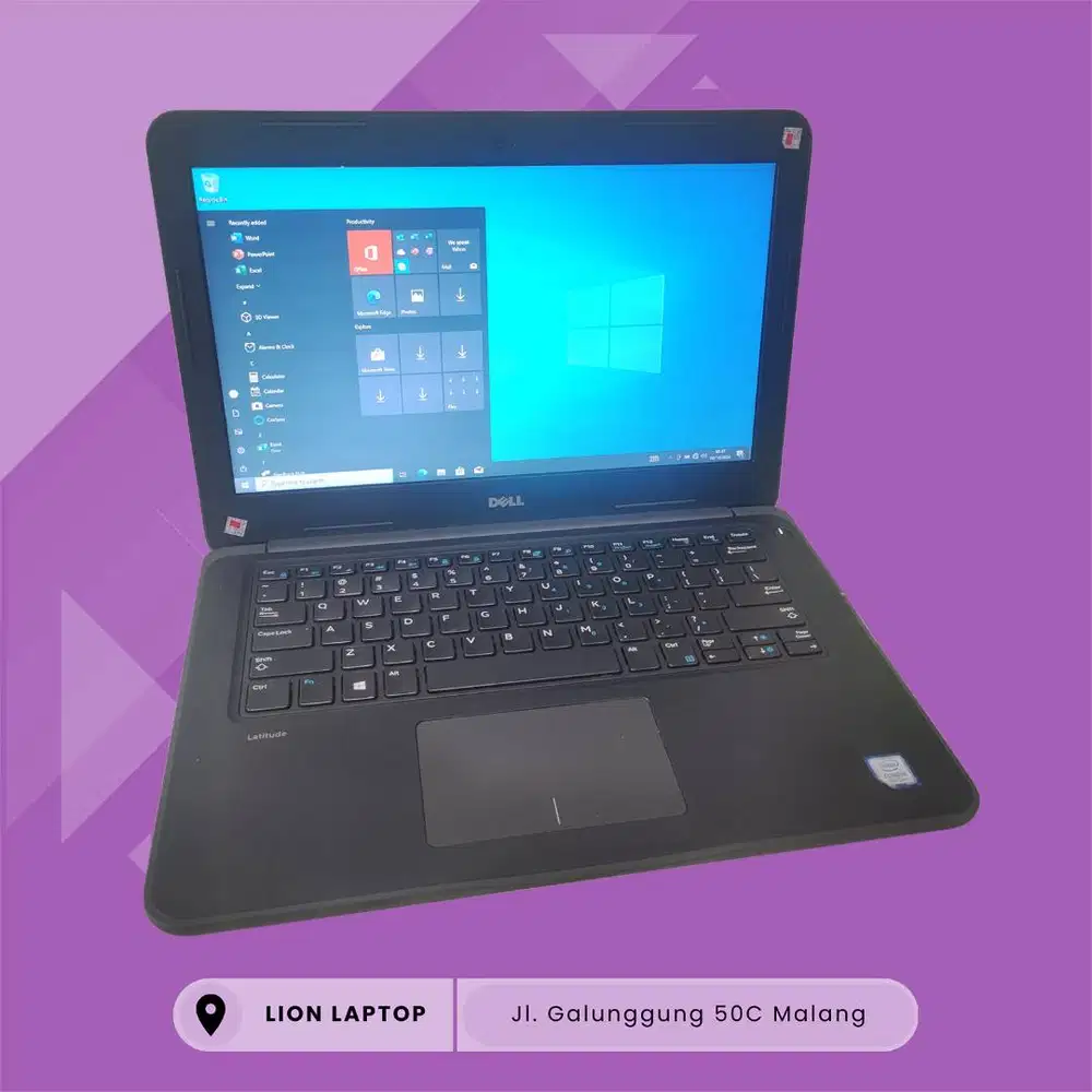 Core i5 Gen 7 Murah Mulus RAM 8GB SSD 256GB Dell Latitude 3380 [08|04]