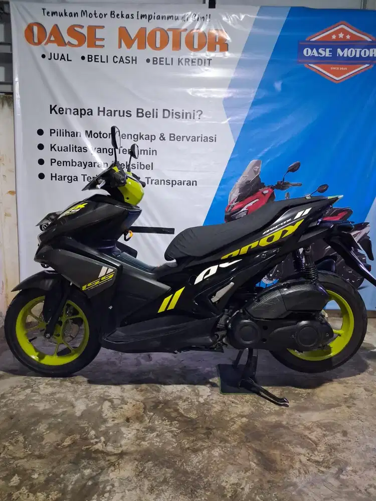 (B) Yamaha Aerox 155 VVA Tahun 2019