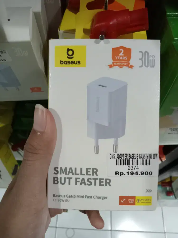 ADAPTER BASEUS GAN5 MINI 30W| ATLANTIS DAHSYAT