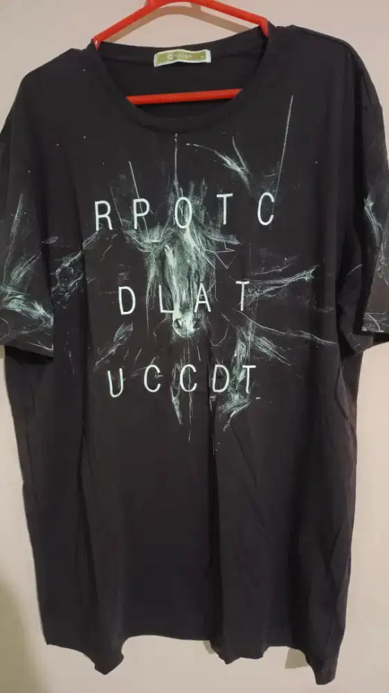 Kaos impor gambar kepala kuda