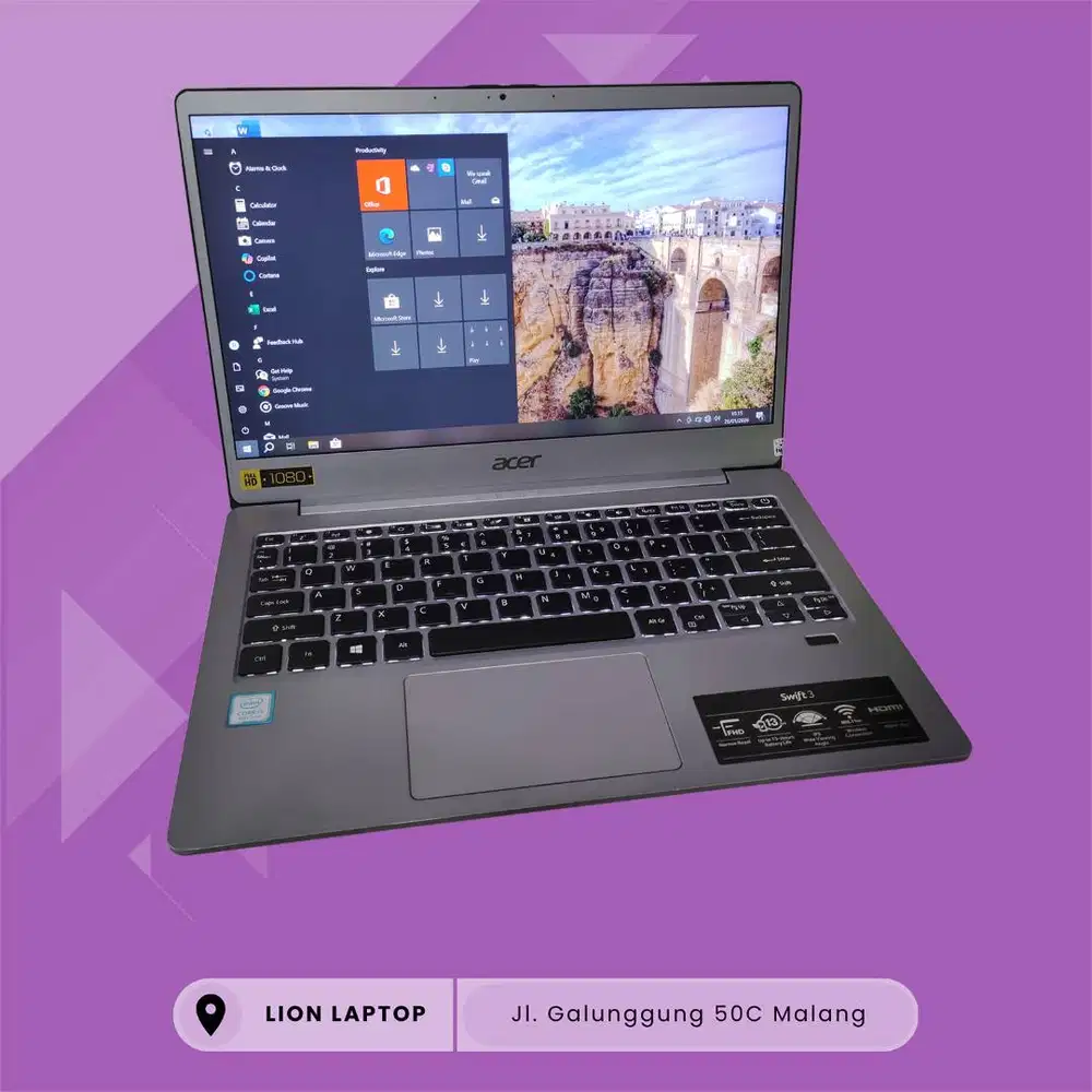 Super Slim Core i5 Gen 8 8/25 Acer Swift 3 SF313-51 [08|04]