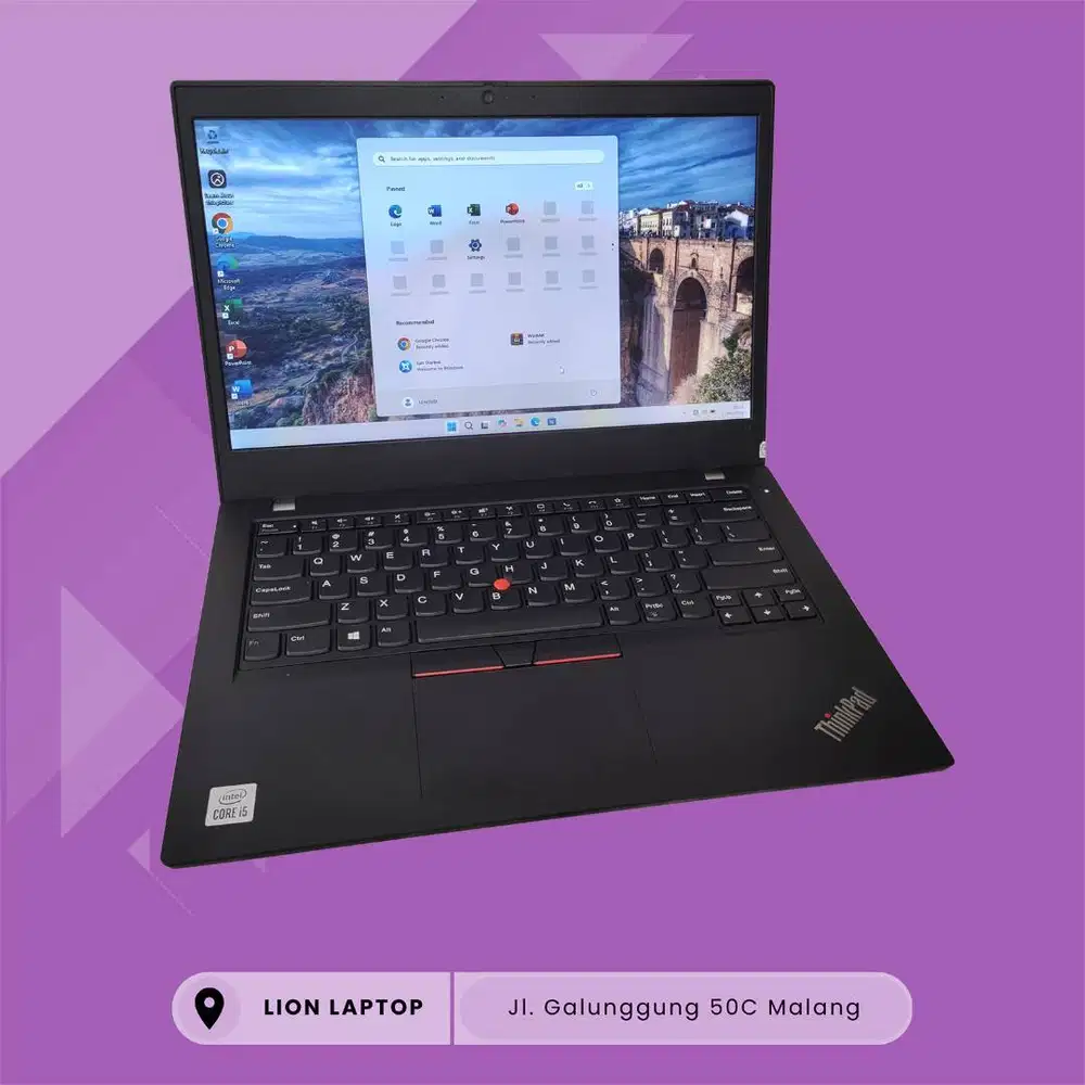 i5 Gen 10 Murah RAM 8GB SSD 256GB Lenovo Thinkpad L14 [08|04]