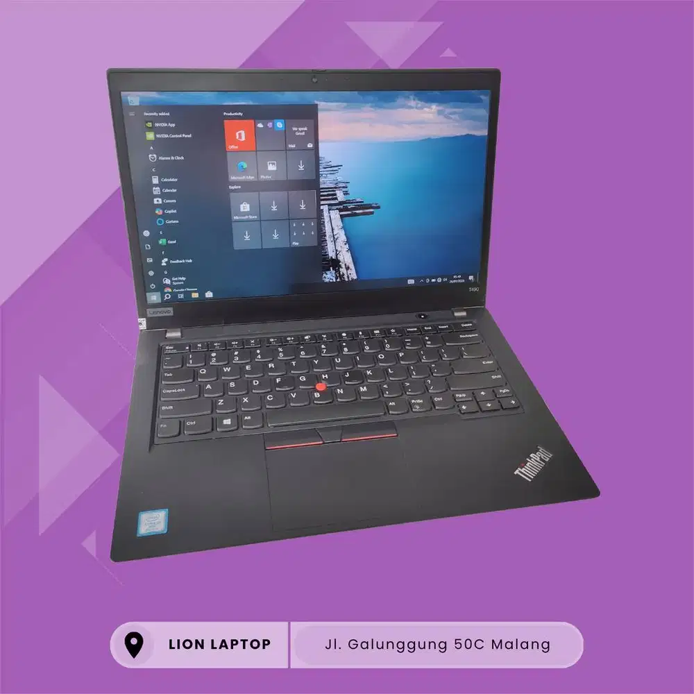 Double VGA NVIDIA Core i5 8/256 Slim Lenovo Thinkpad T490 [08|04]