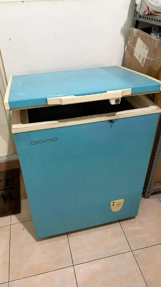 Jual frizer ukuran 100 liter merk Domo