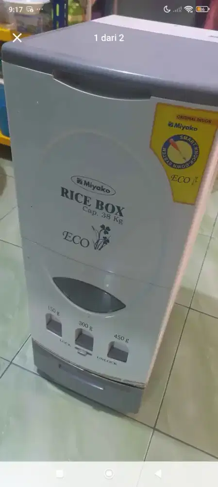 wadah beras merk miyako