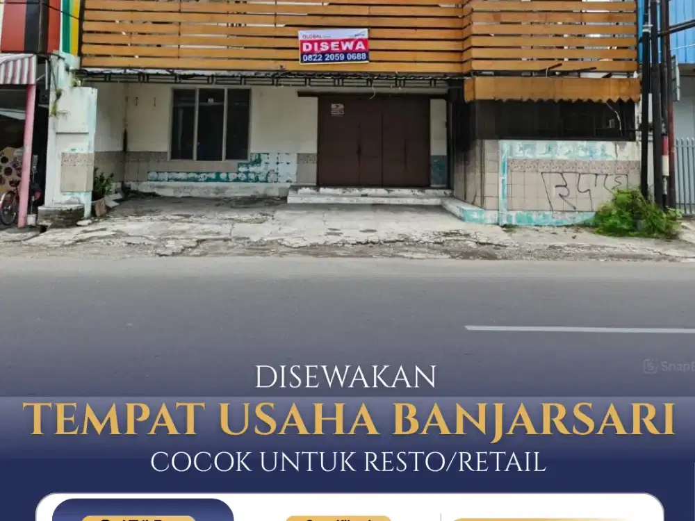 Tempat Usaha Banjarsari Cocok Untuk Resto/Retail