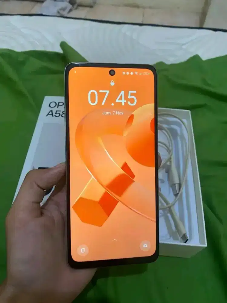 Oppo A58 ram 6+6/128 NFC original fullset mulus siap pakai lengkap