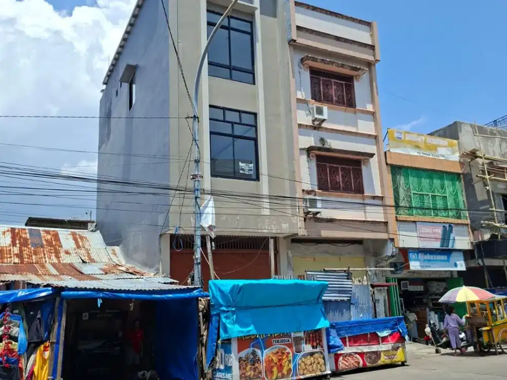 di sewakan Ruko baru poros Tinumbu dekat pasar dan dekat Jalan Bandang kota makassar