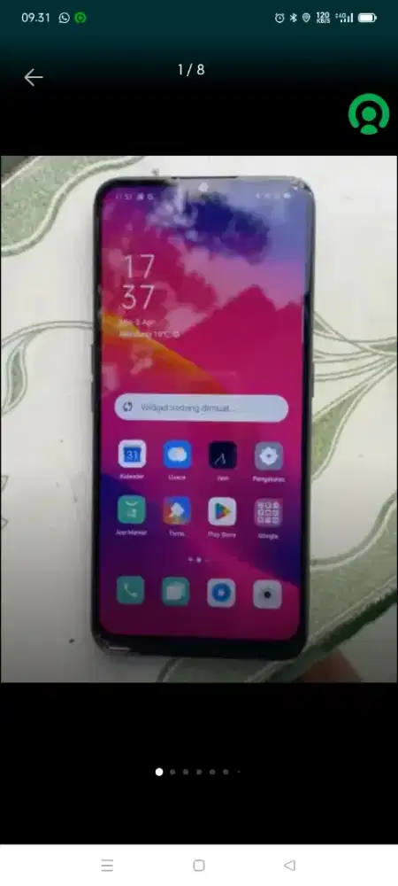 Hp oppo A5 2020 ram 4/128 hp batangan