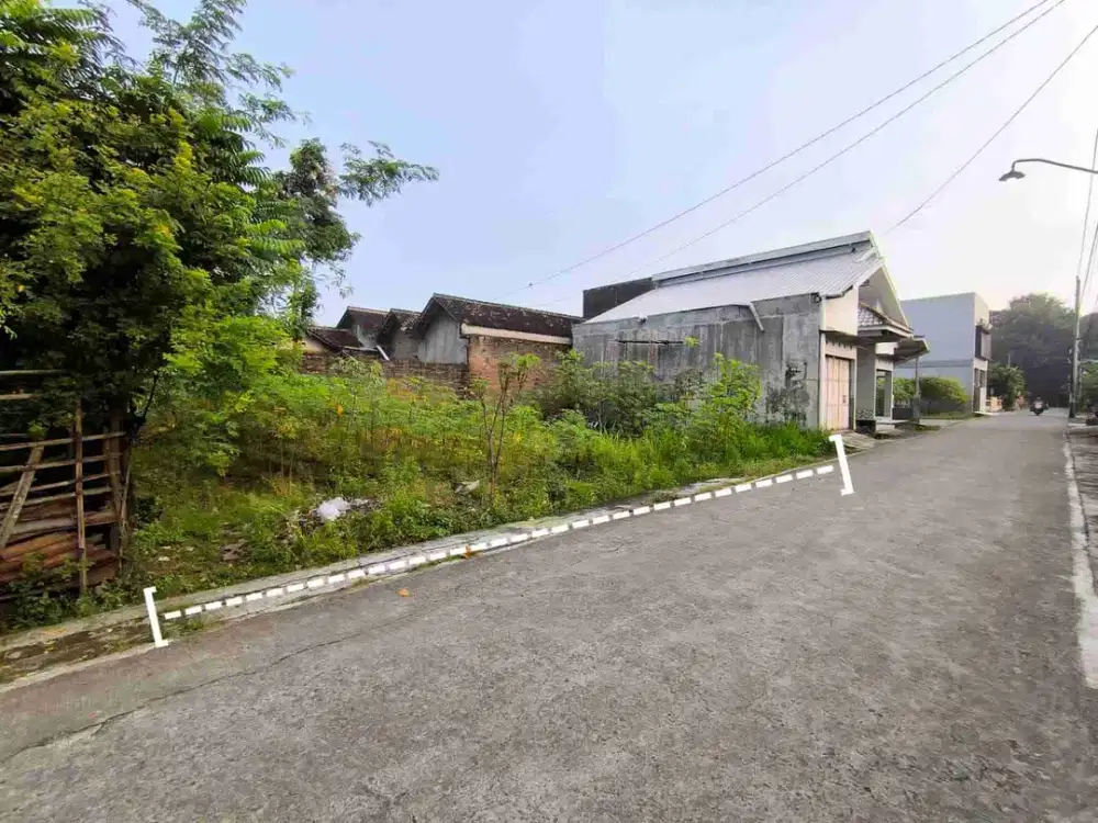 tanah murah gedongan lokasi bagus jalan lebar