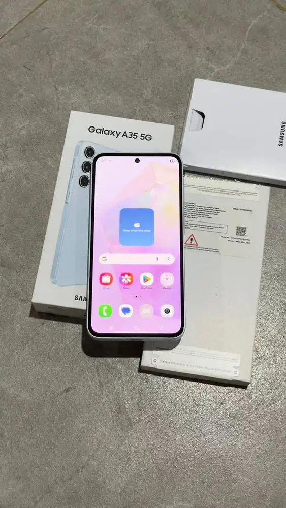 Samsung A35 Blue 5G 8/256GB SEIN Lengkap