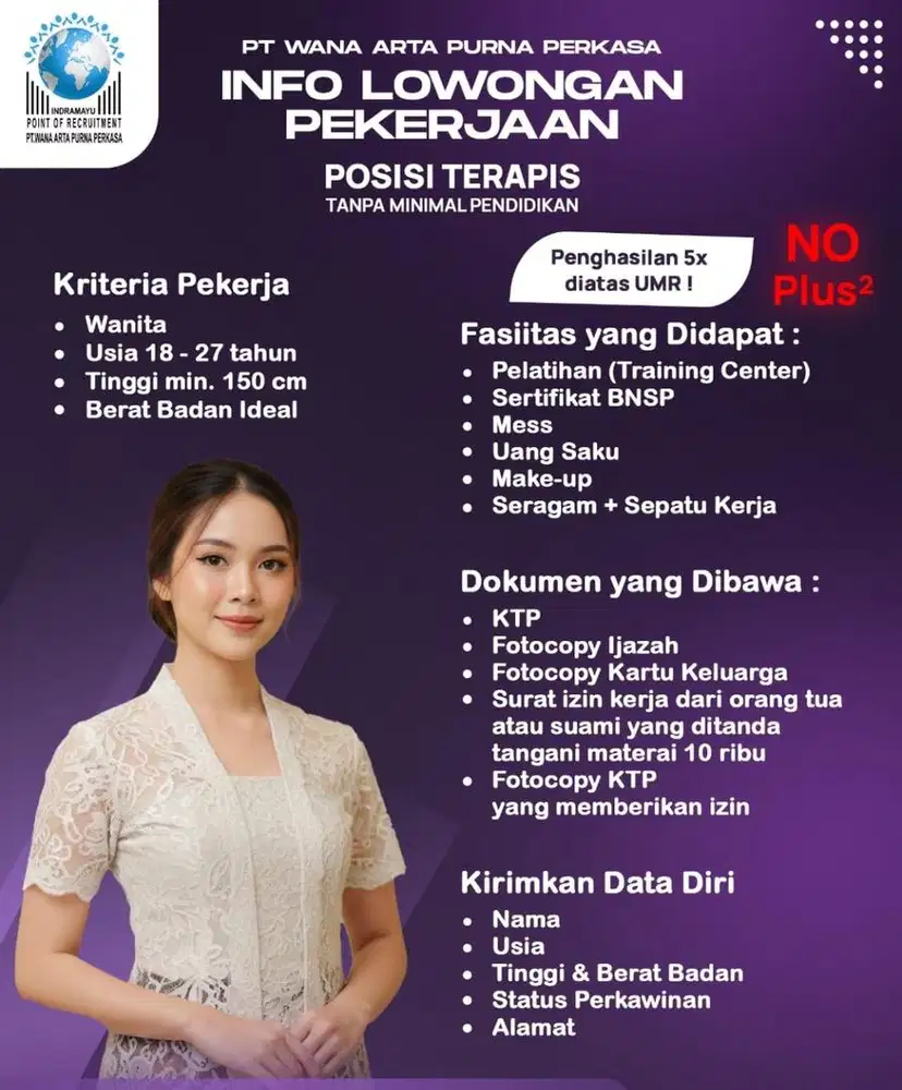 Lagi cari kerja? Yuk gabung jadi terapis spa