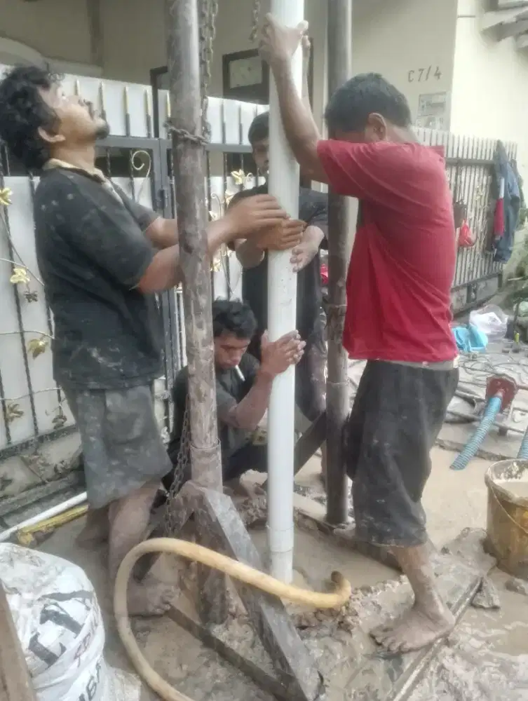 Bor sumur. Service pompa air