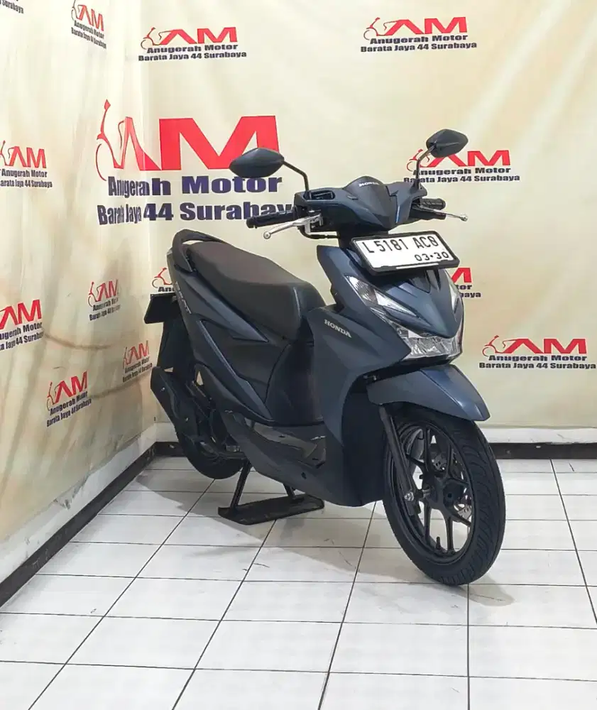 Am Barata #Km 7 Ribu Honda beat deluxe keyless Tahun 2025 Biru doff