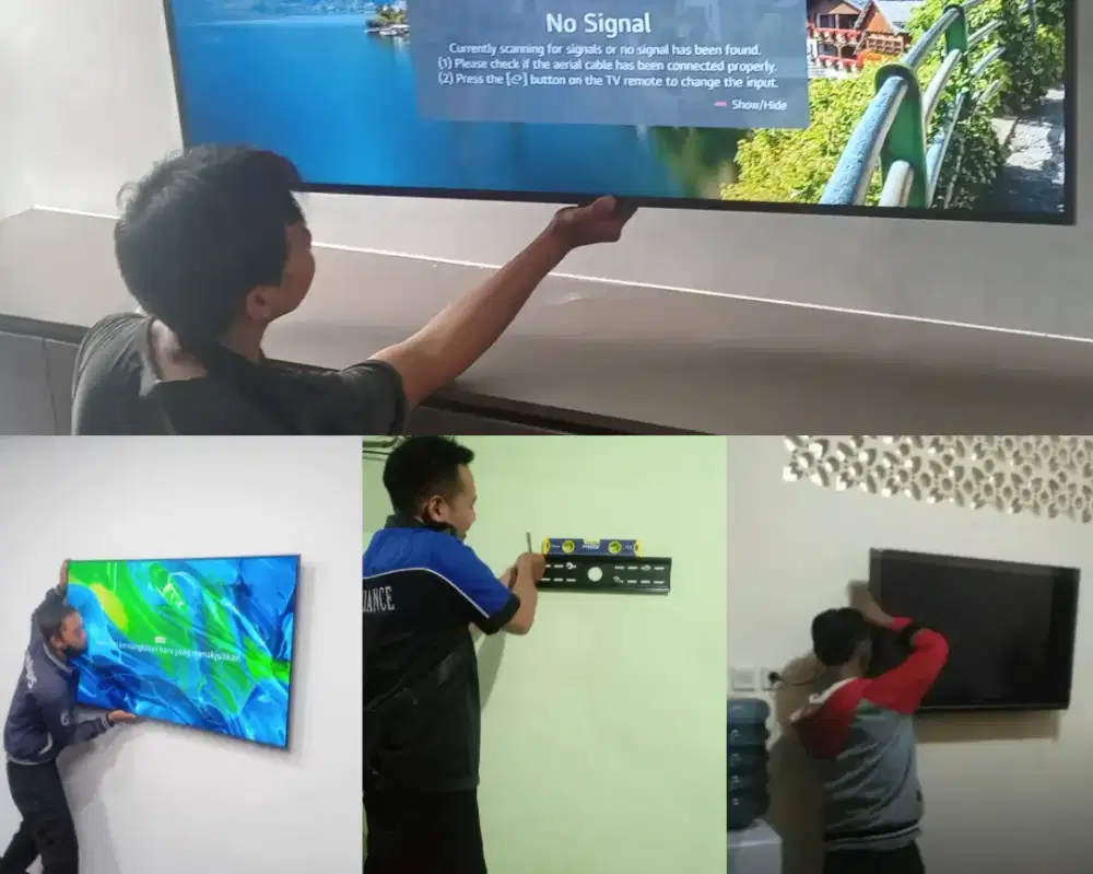 Braket +pasang atau jasa pasang terima rapih breket bracket led tv
