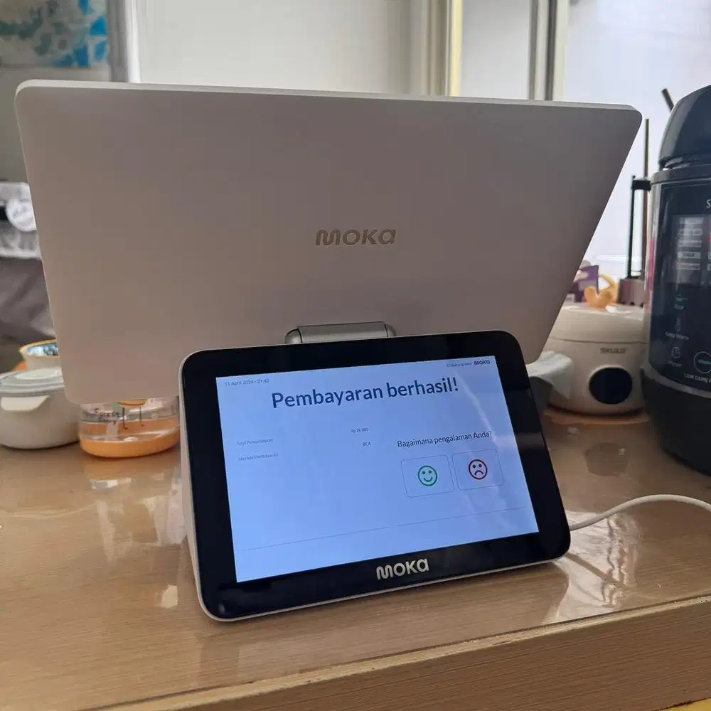 Moka Pos Prime Dual Layar Screen