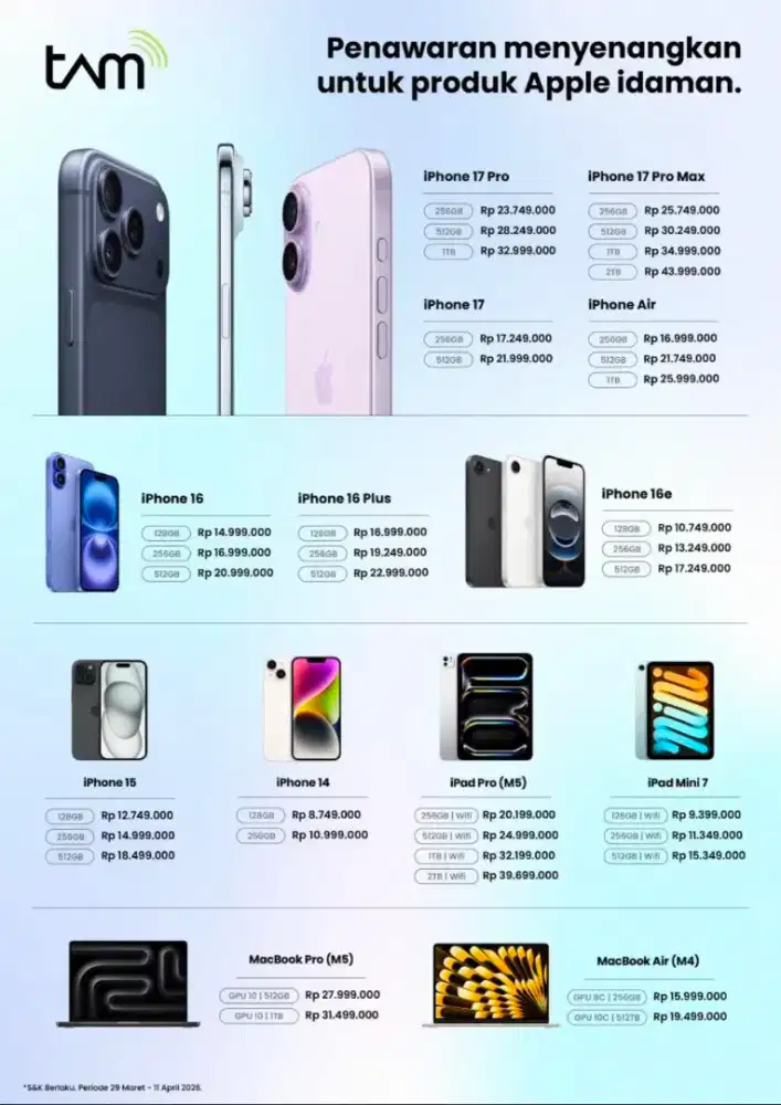 iPhone terbaru garansi iBox 1 tahun bisa credit