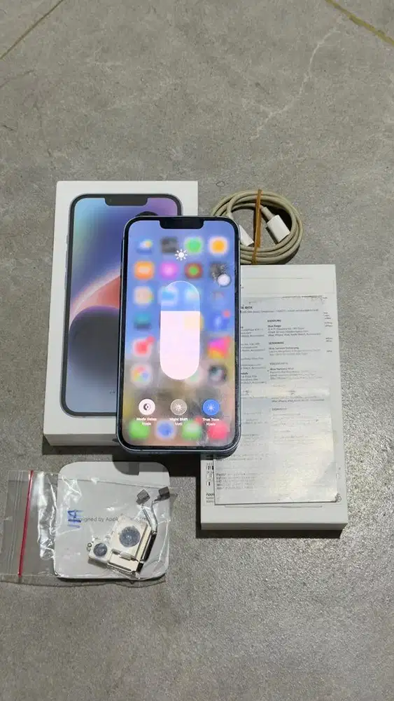 Iphone 14 Blue 128GB Resmi Ibox Lengkap