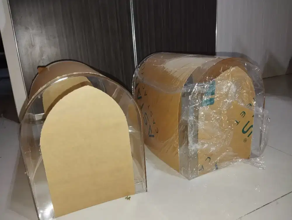 Tutup Akrilik untuk Hantaran Uk. 18.2x28.2x T22 cm