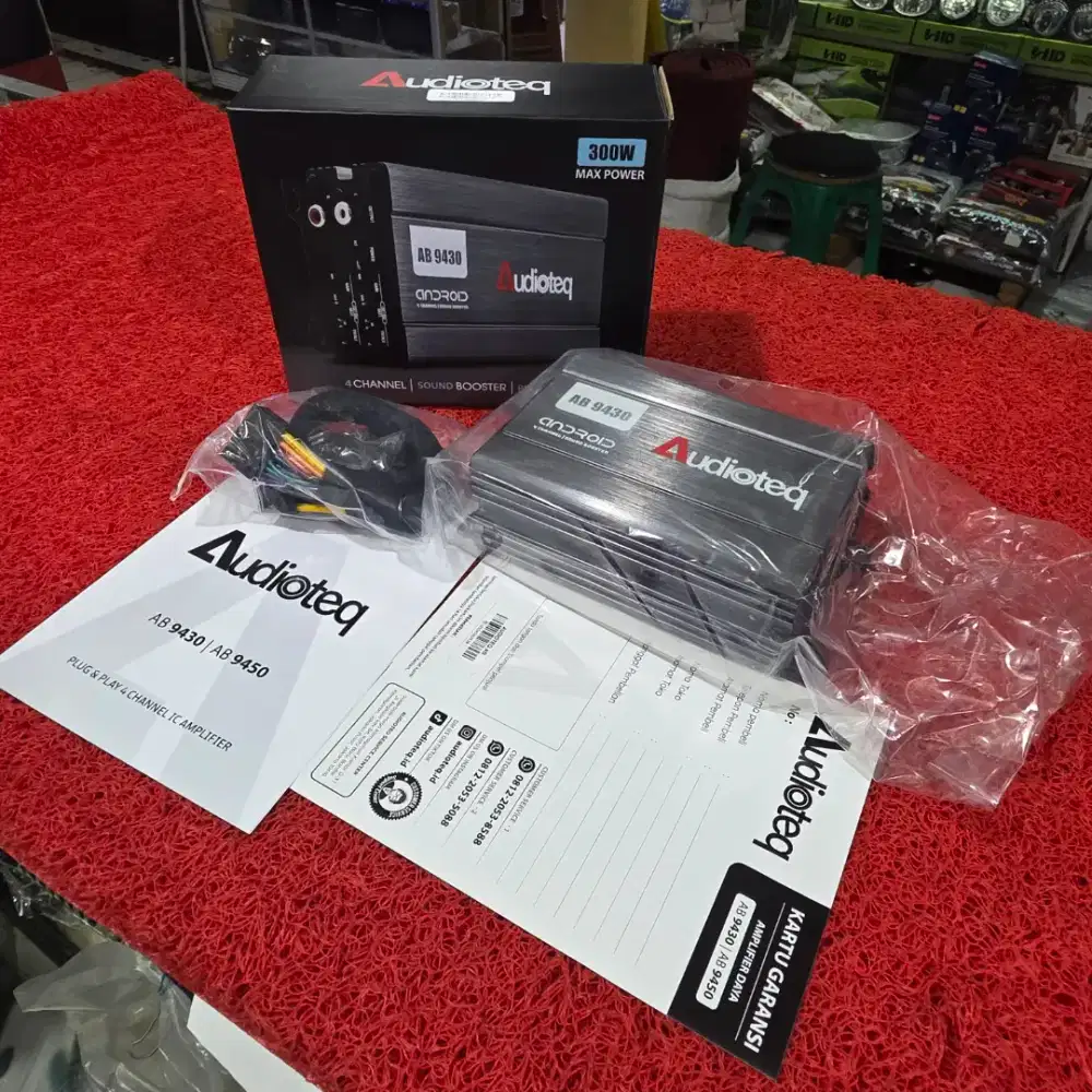 Power Audioteq mini AB 9430 Plug & Play DSP Amplifier mini 4 Channel