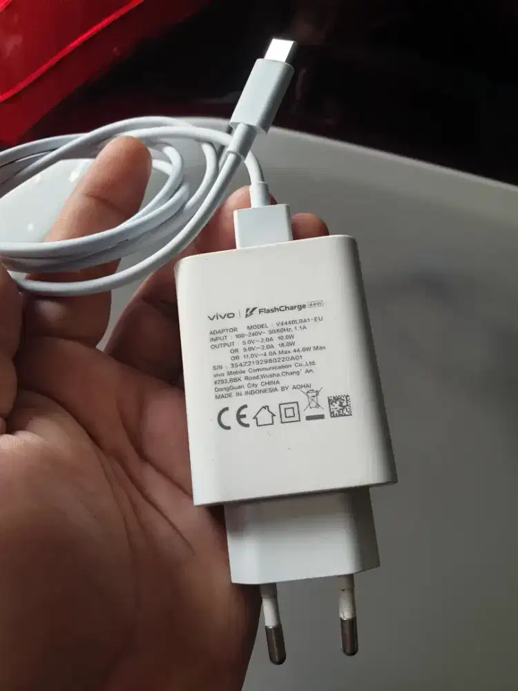 Charger ori bawaan vivo 44 watt