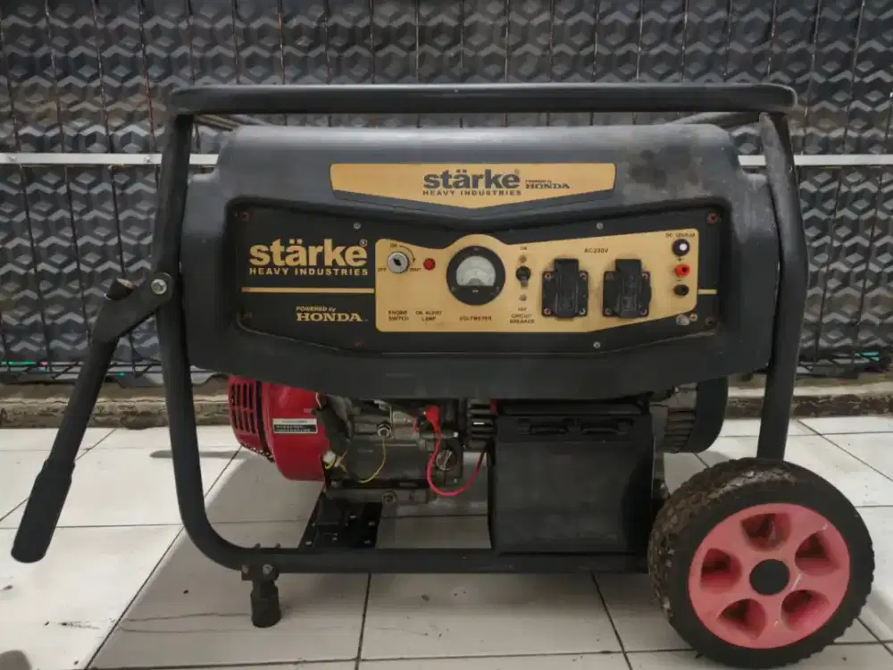 Genset Starke SH9800HE Honda GX390 5000W – Electric Starter,Siap Pakai