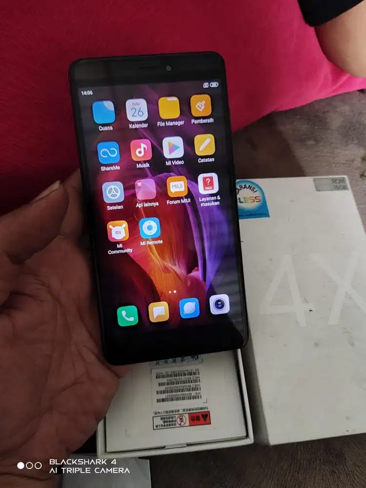 Redmi Note 4 3/32gb snapdragon lancar semua no minus